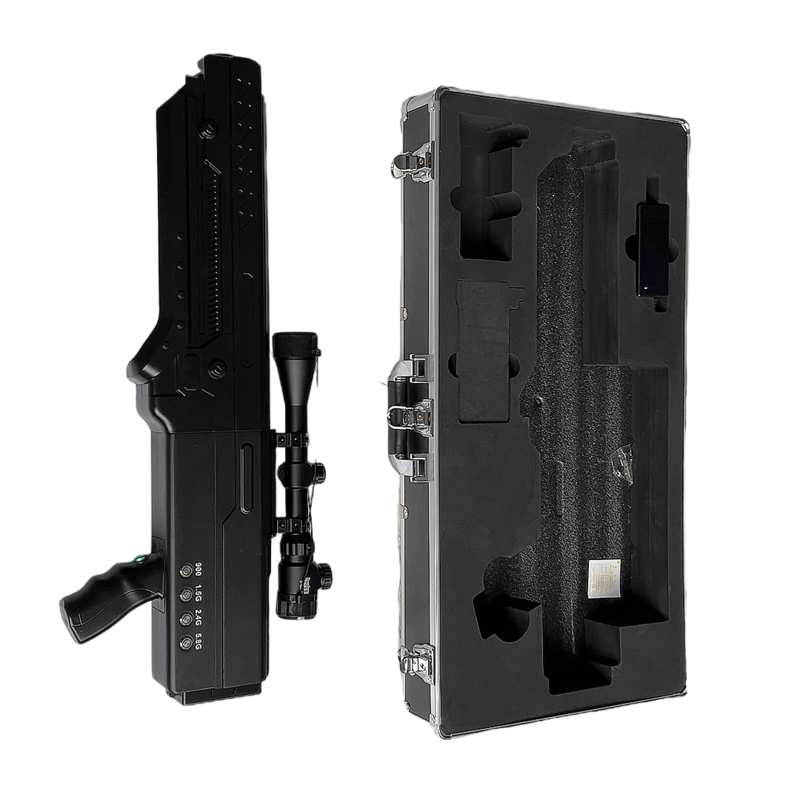  泰兴手持便携式枪型低空防御反制四通道A型